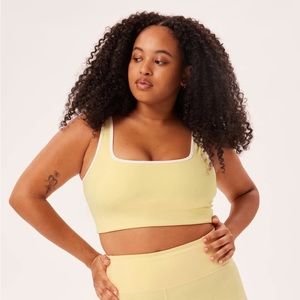NWT Girlfriend Collective Lemonade Tommy Bra - brand new!